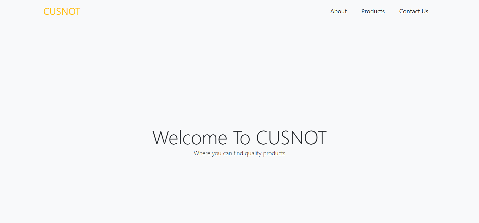 Cusnot Project